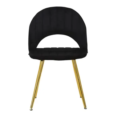 KRZESŁO FLEX CZARNE 52 48 78 cm ZESTAW 2 SZT.